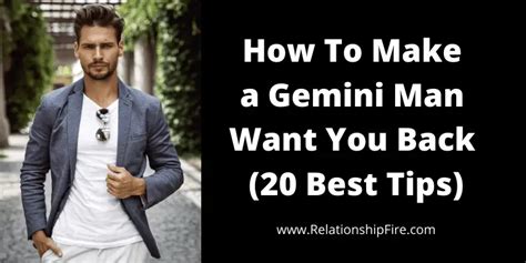 how to win a gemini man|gemini man wants you back.